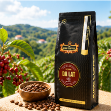 Load image into Gallery viewer, 510111 - KING Coffee - DA LAT Whole Coffee Beans 340g - Vietnamese Best Coffee - Free Shipping