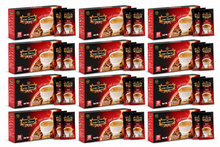 Load image into Gallery viewer, TNI King Coffee 3in1 Instant Coffee Mix Box 20 Sachets X 0.56oz /16g (12 Boxes) Free Standard Shipping