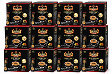 Load image into Gallery viewer, King Coffee Espresso Instant Coffee Strong Box 100 Sticks 2.5g ( Case of 12 Boxes) - Free Standard Shipping