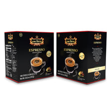 Load image into Gallery viewer, King Coffee Espresso Instant Coffee Strong Box 100 Sticks 2.5g ( 2 Boxes) - Free Standard Shipping