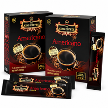 Load image into Gallery viewer, King Coffee Instant Americano Premium Box 15 Sticks ( 2 Boxes) Free Standard Shipping