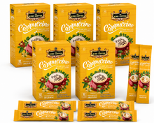 Load image into Gallery viewer, King Coffee Instant Cappuccino French Vanilla Flavor - Box 12 sticks ( 5 Boxes) Free Standard Shipping