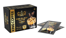 Load image into Gallery viewer, King Coffee - Iced Black Instant Coffee - Box of 10 sachets x 16g ( 1 Box) Free Standard Shipping