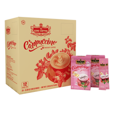Load image into Gallery viewer, King Coffee Instant Cappuccino Collagen - Box 12 sticks (24 Boxes) Free Standard Shipping