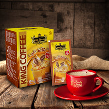Load image into Gallery viewer, King Coffee 3in1 Instant Coffee Mix - Vietnamese Cafe Sua - Iced Milk Plus- Box 10 sachets x 20g ( 50 Boxes) Free Standard Shipping