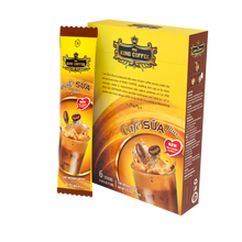 Load image into Gallery viewer, King Coffee 3in1 Instant Coffee Mix - Vietnamese Cafe Sua - Iced Milk Plus- Box 6 Sticks x 20g - Free Standard Shipping 2 Boxes