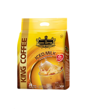 Load image into Gallery viewer, King Coffee 3in1 Instant Cafe Sua Vietnamese Iced Milk Instant Coffee Mix Bag 20 Sticks x 20g (1 Bag) - Free Standard Shipping