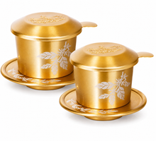 Load image into Gallery viewer, King Coffee Gold Phin Filter Vietnamese Coffee Style Coffee Filter Uses for Ground Slowly Dripping Coffee - Free Standard Shipping