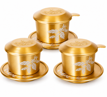 Load image into Gallery viewer, King Coffee Gold Phin Filter Vietnamese Coffee Style Coffee Filter Uses for Ground Slowly Dripping Coffee - Free Standard Shipping