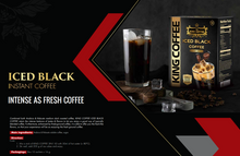 Load image into Gallery viewer, King Coffee 3in1 Iced Black Instant Coffee - 10 Sachets - Pack of 2
