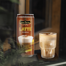 Load image into Gallery viewer, King Coffee RTD Latte Flavor Vanilla | Pack of 6 Can | Delicious Taste | Suitable for New and Light Drinkers
