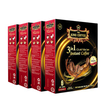 Load image into Gallery viewer, King Coffee 3 IN 1 INSTANT COFFEE Sugar and Non-dairy Creamer 6 sticks - 4 boxes