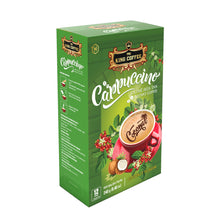 Load image into Gallery viewer, KING COFFEE Cappuccino Instant 12s x 20g - Coconut Flavor | Extremely Velvet Creamy Layer
