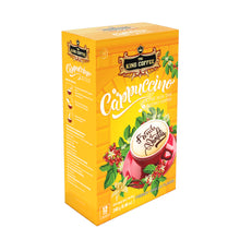 Load image into Gallery viewer, KING COFFEE Cappuccino Instant 12s x 20g - French Vanilla Flavor
