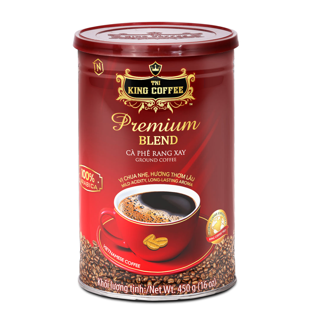 5100059 - KING COFFEE Premium Blend Ground Coffee 100% Arabica - 450g