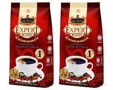 Load image into Gallery viewer, King Coffee Ground Coffee Expert Blend #1 Arabica, Robusta, Excelsa &amp; Catimor Beans Blended 100g TRAVEL SIZE (2 Bag)
