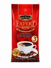 Load image into Gallery viewer, King Coffee Ground Coffee Expert Blend #3 Arabica, Robusta, Excelsa &amp; Catimor Beans Blended 100g (20 Bags)
