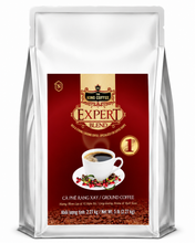 Load image into Gallery viewer, King Coffee Ground Coffee Expert Blend #1 Arabica, Robusta, Excelsa &amp; Catimor Beans Blended 5lbs (4 Bag) Free Standard Shipping
