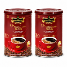 Load image into Gallery viewer, KING Coffee - Premium Blend 450g - 100% Arabica Coffee - 2 Cans - Free Shipping
