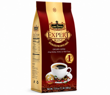 Load image into Gallery viewer, King Coffee Ground Coffee Expert Blend #1 Arabica, Robusta, Excelsa &amp; Catimor Beans Blended 500g (2 Bags)

