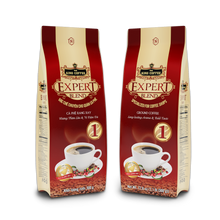 Load image into Gallery viewer, King Coffee Ground Coffee Expert Blend #1 Arabica, Robusta, Excelsa &amp; Catimor Beans Blended 500g (2 Bags)
