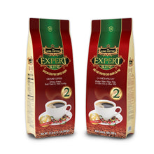 Load image into Gallery viewer, King Coffee Ground Coffee Expert Blend #2 Arabica, Robusta, Excelsa &amp; Catimor Beans Blended Bag 17.6oz (2 Bags) Free Standard Shipping

