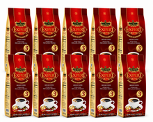 Load image into Gallery viewer, King Coffee Ground Coffee Expert Blend #3 Arabica, Robusta, Excelsa &amp; Catimor Beans Blended Bag 17.6oz (10 Bags) Free Standard Shipping
