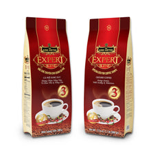Load image into Gallery viewer, King Coffee Ground Coffee Expert Blend #3 Arabica, Robusta, Excelsa &amp; Catimor Beans Blended Bag 17.6oz (2 Bags) Free Standard Shipping
