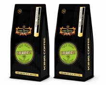 Load image into Gallery viewer, KING Coffee - BREAKFAST BLEND Whole Coffee Beans 340g (2 Bags) Vietnamese Best Coffee - Free Shipping
