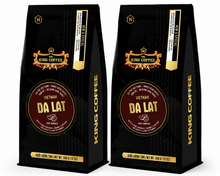 Load image into Gallery viewer, KING Coffee - DA LAT Whole Coffee Beans 340g (2 Bags) Vietnamese Best Coffee - Free Shipping
