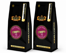 Load image into Gallery viewer, KING Coffee - ETHIOPIA Whole Coffee Beans 340g (2 Bags) Vietnamese Specialty Coffee - Free Shipping
