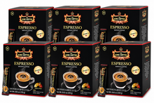 Load image into Gallery viewer, King Coffee Espresso Instant Coffee Strong Box 100 Sticks 2.5g ( 6 Boxes) - Free Standard Shipping
