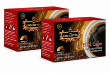 Load image into Gallery viewer, King Coffee 1-in-1 Instant Pure Black Coffee Box 15 Sachets x 2g ( 2 Boxes) Free Standard Shipping
