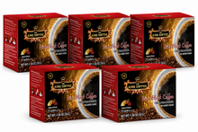 Load image into Gallery viewer, King Coffee 1-in-1 Instant Pure Black Coffee Box 15 Sachets x 2g ( 5 Boxes) Free Standard Shipping
