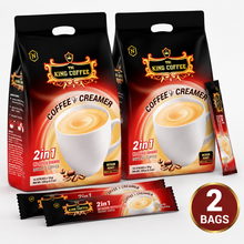 Load image into Gallery viewer, King Coffee 2-in-1 Instant Coffee Mix Box 15 Sticks x 10g (2 Boxes) Free Standard Shipping
