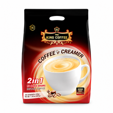 Load image into Gallery viewer, King Coffee 2-in-1 Instant Coffee Mix Bag 22 Sticks x 10g ( 2 Bags) Free Standard Shipping

