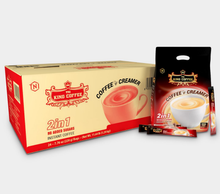 Load image into Gallery viewer, King Coffee 2-in-1 Instant Coffee Mix Bag 22 Sticks x 10g ( Case 24 Bags) Free Standard Shipping
