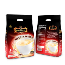 Load image into Gallery viewer, King Coffee 2-in-1 Instant Coffee Mix Bag 22 Sticks x 10g ( 2 Bags) Free Standard Shipping
