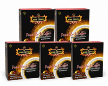 Load image into Gallery viewer, King Coffee 1-in-1 Instant Black Coffee Box 150 Sachets x 2g (5 Boxes) Free Standard Shipping
