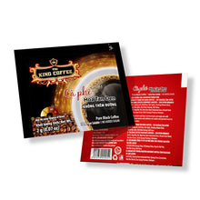Load image into Gallery viewer, King Coffee 1-in-1 Instant Black Coffee Box 150 Sachets x 2g (Case 12 Boxes) Free Standard Shipping
