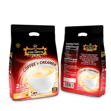 Load image into Gallery viewer, King Coffee 2-in-1 Instant Coffee Mix Bag 22+2 Sticks x 10g (2 Bags )Free Standard Shipping
