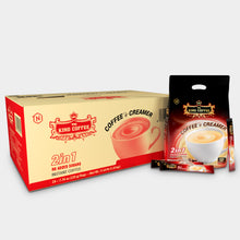 Load image into Gallery viewer, King Coffee 2-in-1 Instant Coffee Mix Bag 22+2 Sticks x 10g (Case 24 Bags )Free Standard Shipping
