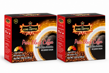 Load image into Gallery viewer, King Coffee 1-in-1 Instant Pure Black Coffee Box 40 Individual Packages  x 2g Free Standard Shipping (2 Boxes)
