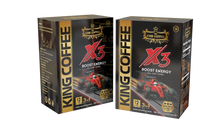 Load image into Gallery viewer, King Coffee Instant 3in1 Coffee Mix - X3 Instant Coffee Mix - Boost Energy - Box 12 sticks x 27g ( 2 Boxes) Free Standard Shipping
