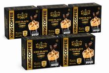 Load image into Gallery viewer, King Coffee - Iced Black Instant Coffee - Box of 10 sachets x 16g ( 5 Boxes) Free Standard Shipping
