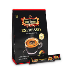 Load image into Gallery viewer, King Coffee Espresso Instant Coffee Strong Bag 25+3 Sticks 2.5g - Free Standard Shipping
