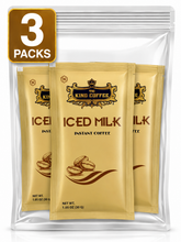 Load image into Gallery viewer, King Coffee 3in1 Instant Cafe Sua Vietnamese Iced Milk Instant Coffee Mix Bag 120 Sticks x 30g (3 Bags) - Free Standard Shipping Coffee Shop, Food Services
