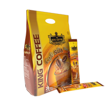Load image into Gallery viewer, King Coffee 3in1 Instant Cafe Sua Vietnamese Iced Milk Instant Coffee Mix Bag 20 Sticks x 20g (1 Bag) - Free Standard Shipping
