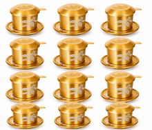 Load image into Gallery viewer, King Coffee Gold Phin Filter Vietnamese Coffee Style Coffee Filter Uses for Ground Slowly Dripping Coffee - Free Standard Shipping
