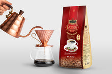 Load image into Gallery viewer, King Coffee Ground Coffee Expert Blend #3 Arabica, Robusta, Excelsa &amp; Catimor Beans Blended 5lbs (1 Bag) Free Standard Shipping
